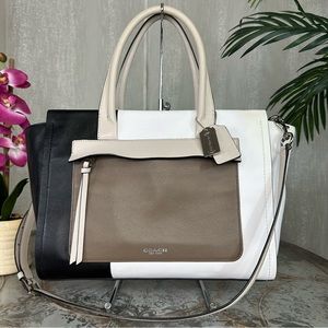 Coach Bleecker Colorblock Leather Riley Carryall 30150